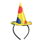 Clown Headband Cosplay Costume Headpiece Clown Costume Three-Piece Set