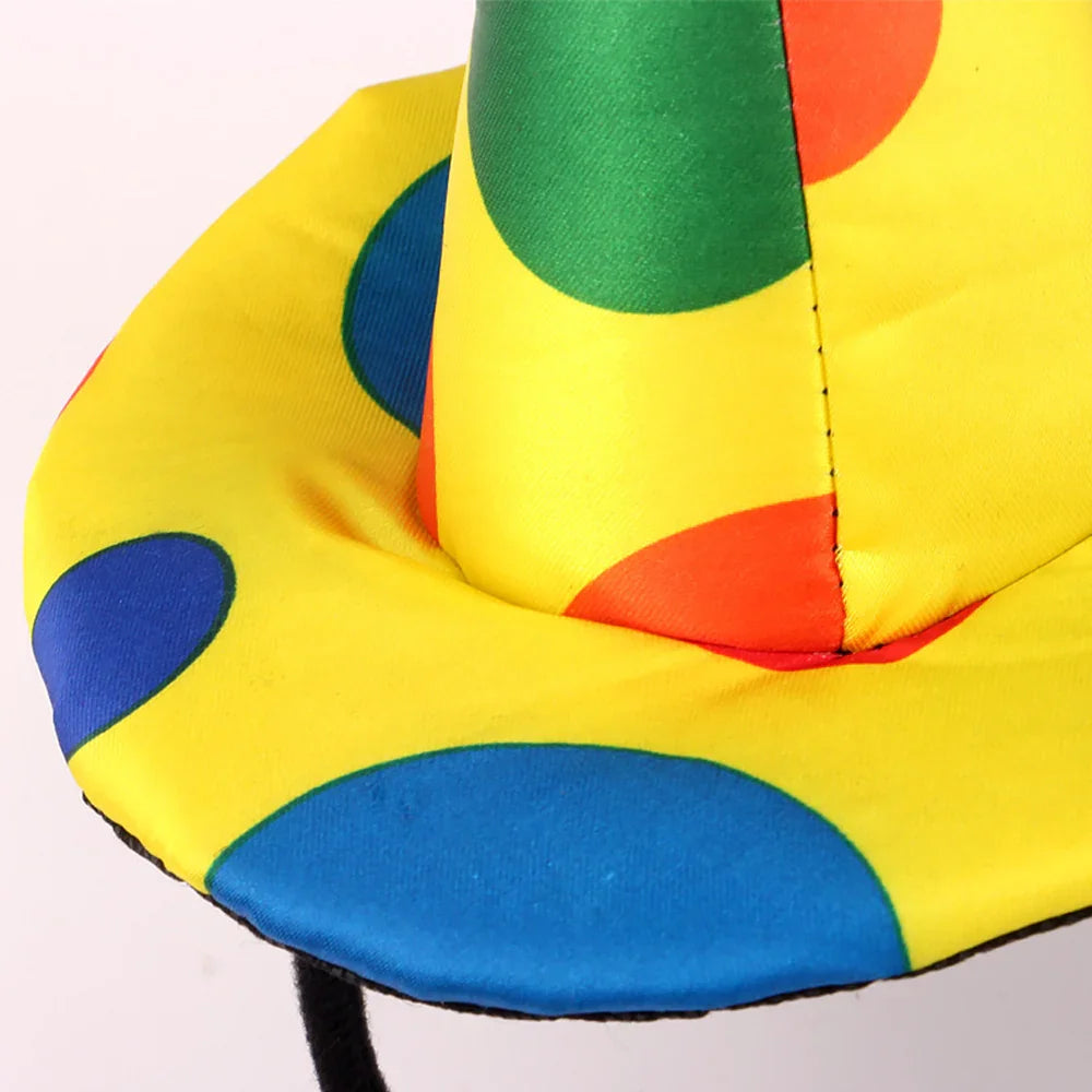 Clown Headband Cosplay Costume Headpiece Clown Costume Three-Piece Set