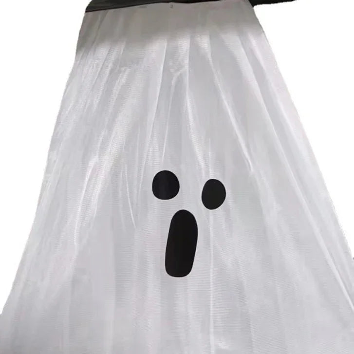 Halloween Decor Hanging Hat Band LED Light Veil Hat