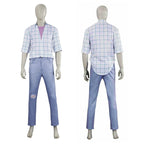 Kpop Demon Hunters Jinu Costume Plaid Shirt Halloween