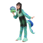 Kids Luca Alberto Sea monster Costume with Mask Halloween