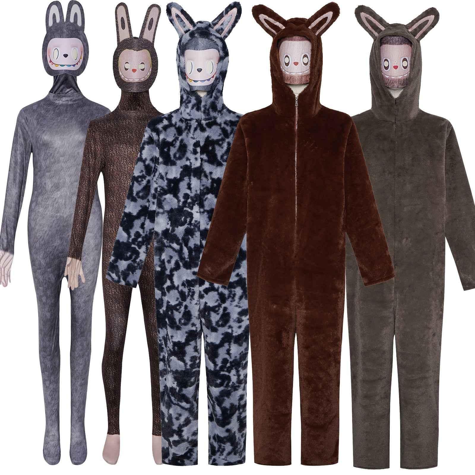 Labubu Cosplay Costume Jumpsuit Party Fancy Dress Bodysuit For Kids Adult Halloween