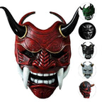 Oni mask Red Black Japanese Hannya Cosplay Halloween