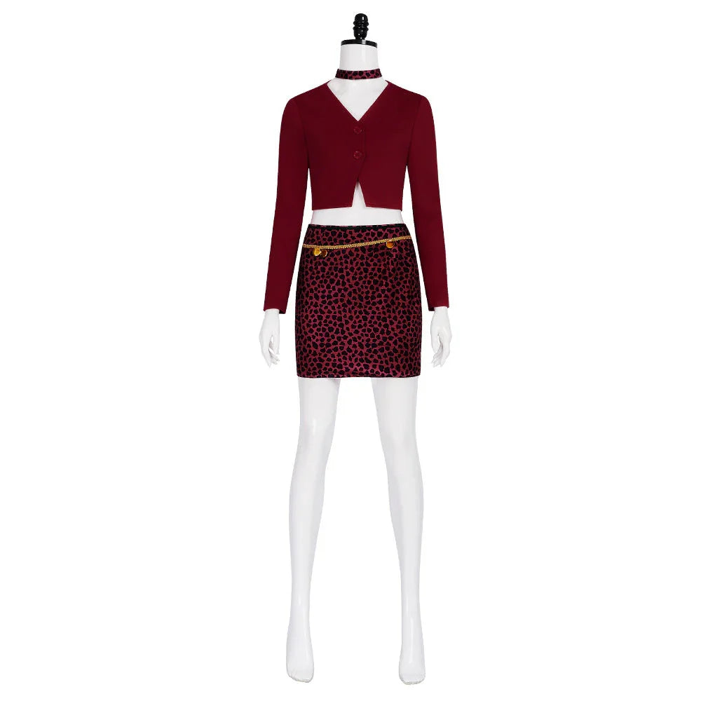 Silent Hill Cosplay Nurse Maria Costume Red Top Skirt