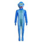 Zootopia 2 Gary Kids Costume Blue Scale Jumpsuit with Hood Cosplay Carnival