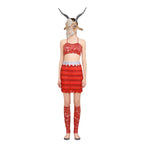 Gazelle Zootopia 2 Red Cosplay Costume Carnival Suit