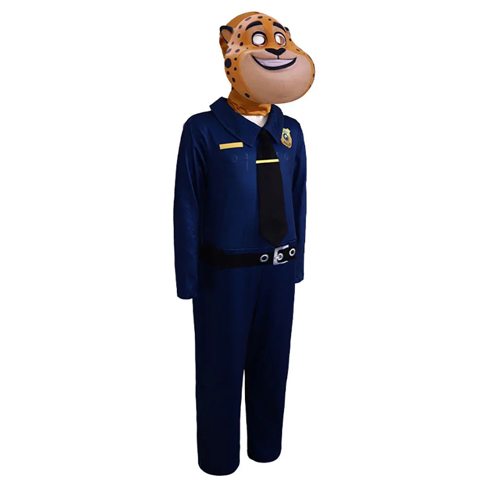 Zootopia 2 Flash Chief Bogo Cosplay Costume Carnival Suit