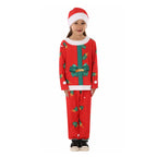 Children's Red Santa Claus Pajama Party Dress up Costume for Kids