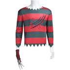 A Nightmare on Elm Street Freddy Men Cosplay Costume Carnival Suit