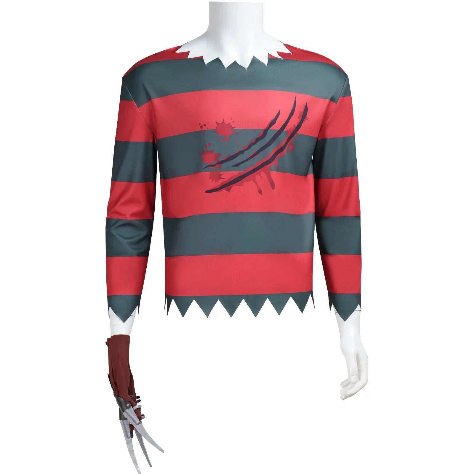 A Nightmare on Elm Street Freddy Men Cosplay Costume Carnival Suit