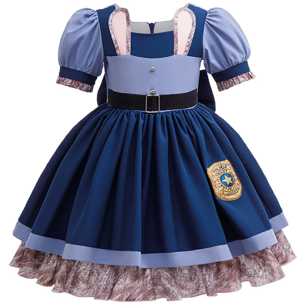 Judy Zootopia 2 Tutu Dress Cosplay Costume For Kids Girl