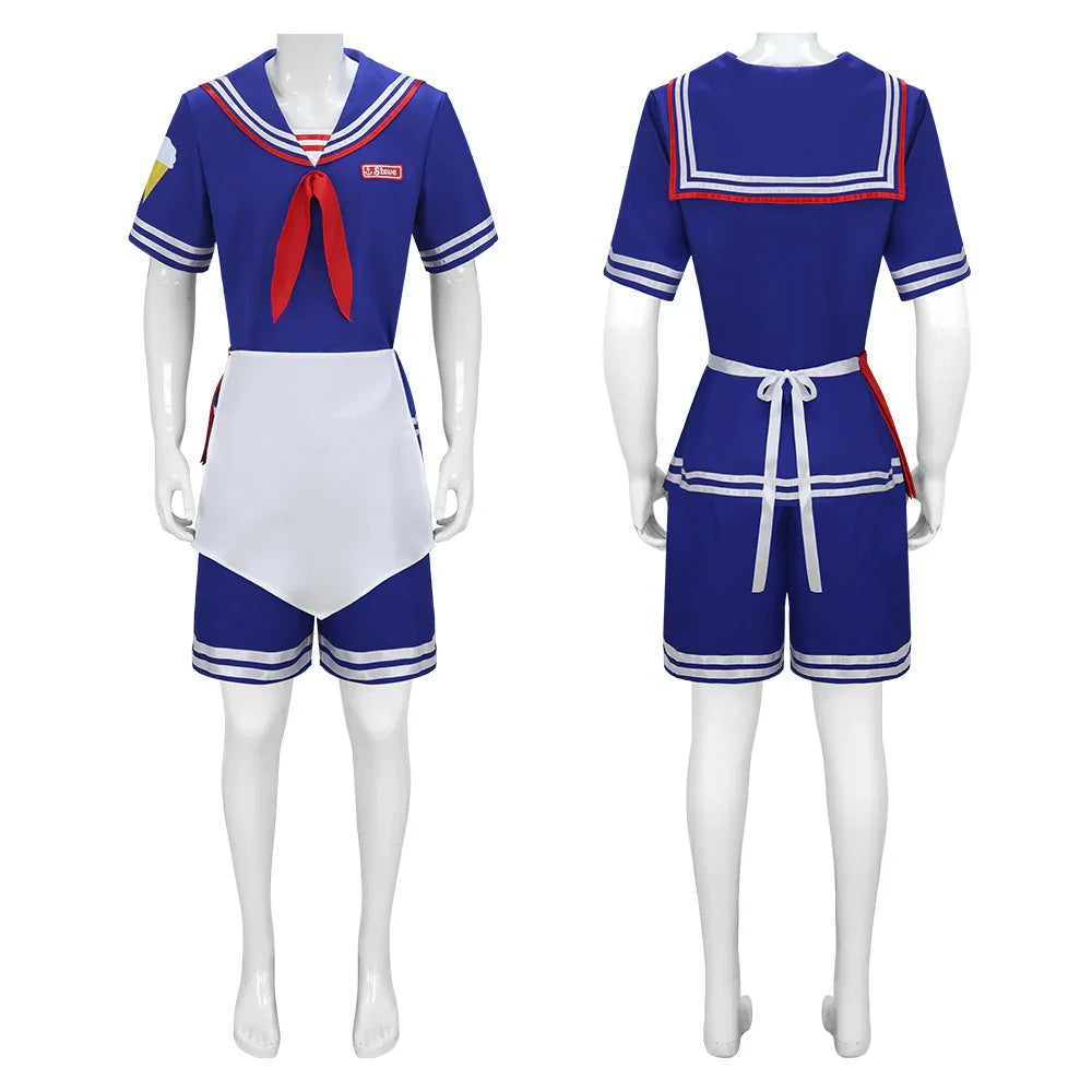 Steve Robin Stranger Things 3 Scoops Ahoy Cosplay Costumes For Adult