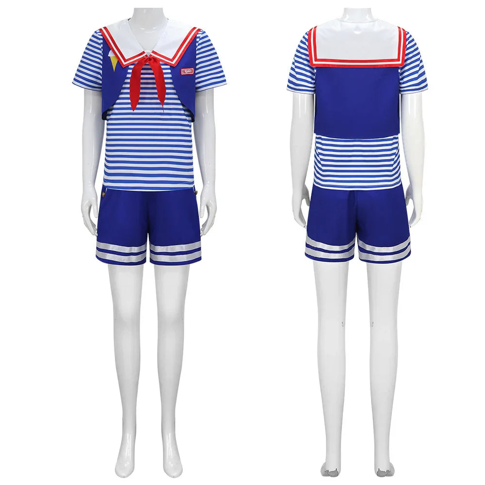 Steve Robin Stranger Things 3 Scoops Ahoy Cosplay Costumes For Adult