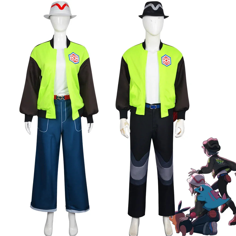 Paxton Harmony Pokémon Legends: Z-A Cosplay Costume Carnival Suit Adult