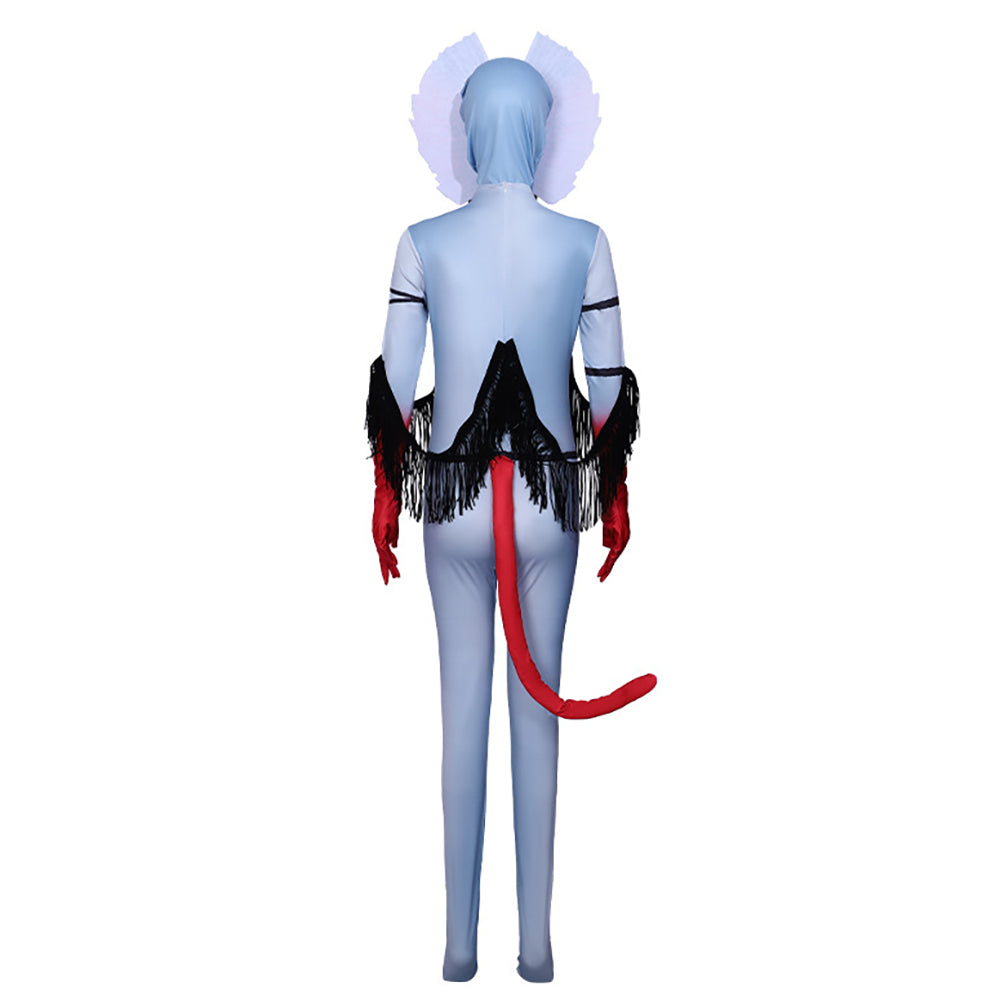 Avatar 3 Na'vi Ash People Cosplay Costume Fire Jumpsuit with Tail Women