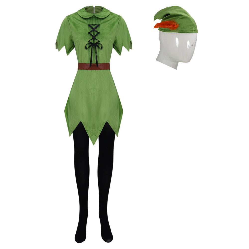 Peter Pan Movie Outfits Carnival Suit Cosplay Costume For Women