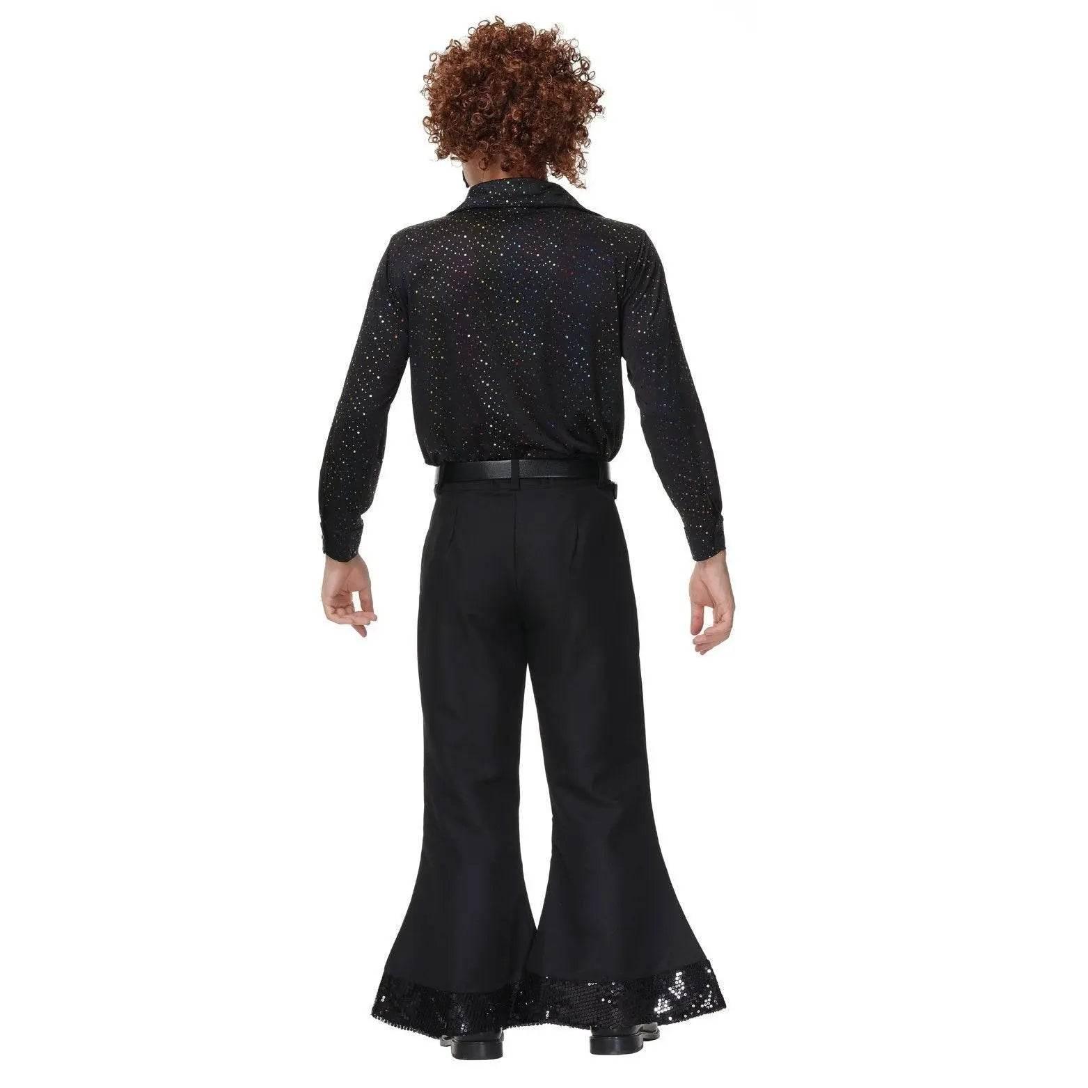 70s Hip Hop Rock Hippie Costumes Fancy Dress Cosplay Halloween Outfit For Adult - Azufun