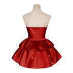 70s Perfect Blue Mima Kirigoe Cosplay Costume Red and Pink Dresses for Women - Azufun