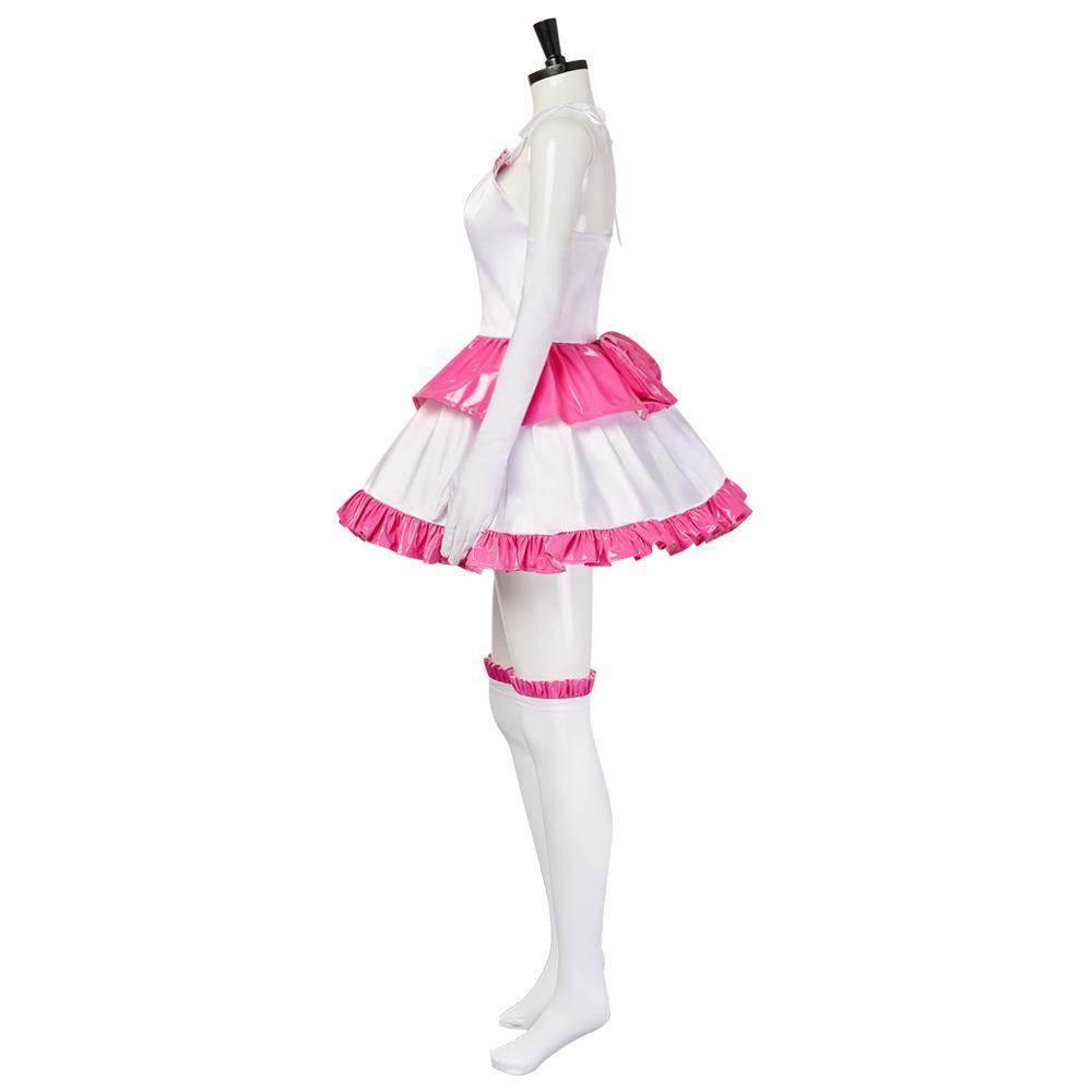 70s Perfect Blue Mima Kirigoe Cosplay Costume Red and Pink Dresses for Women - Azufun