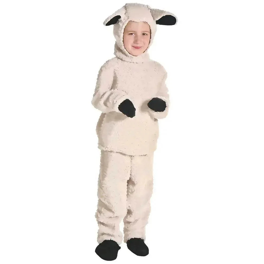 Adult kids Shepherd Sheep Costume Animal Cosplay Matching Costume - Azufun