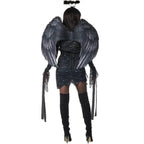 Angel costume big wings zombie vampire evil ghost costume Halloween - Azufun