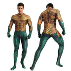 Aquaman 2 Costume Arthur Cosplay Bodysuit Halloween Fancy Cosplay Carnival Suit - Azufun