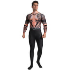 Aquaman Arthur Halloween Fancy Family Cosplay Costume Zentai Jumpsuit - Azufun