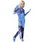 Avatar: The Way of Water Cosplay Costume kids zentai costume jumpsuit - Azufun