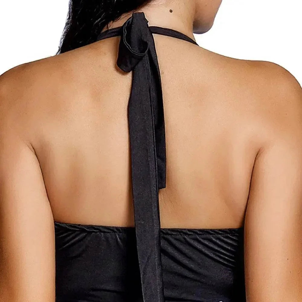 Black and white suspenders Japanese style maid Costume work clothes housekeeper lace short skirt - Azufun