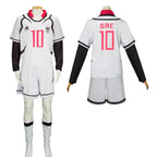 Blue Lock Sae Itoshi Cosplay Anime Costume Football Uniform Set - Azufun