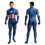 Captain America Outfits Halloween Cosplay Costume Bodysuit - Azufun
