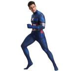 Captain America Outfits Halloween Cosplay Costume Bodysuit - Azufun