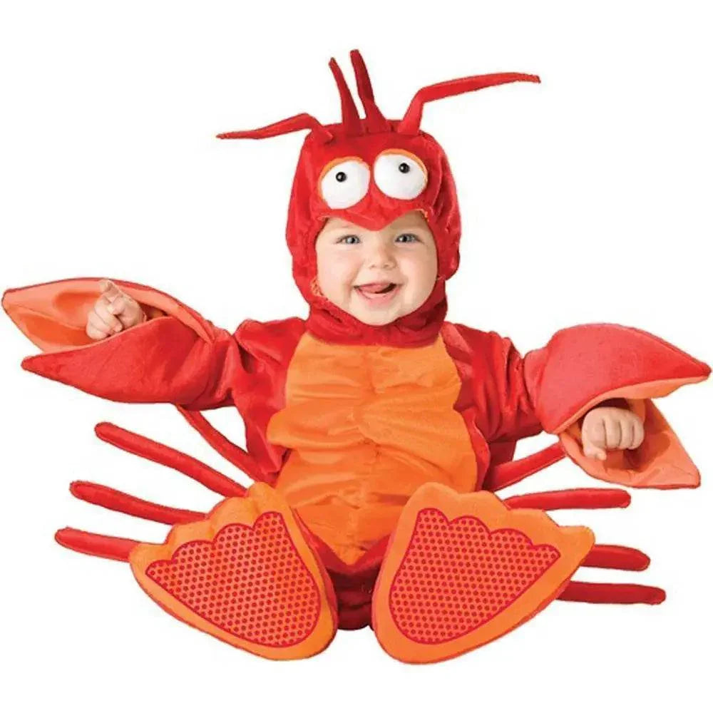 Cartoon Lobster Baby Infant Toddler Animal Onesie Costume - Azufun