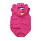 Children's Costume Cute Dinosaur Rose Red Shape One-piece Romper - Azufun