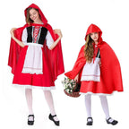 Children's Day Halloween kindergarten Little Red Riding Hood show costume family performance - Azufun