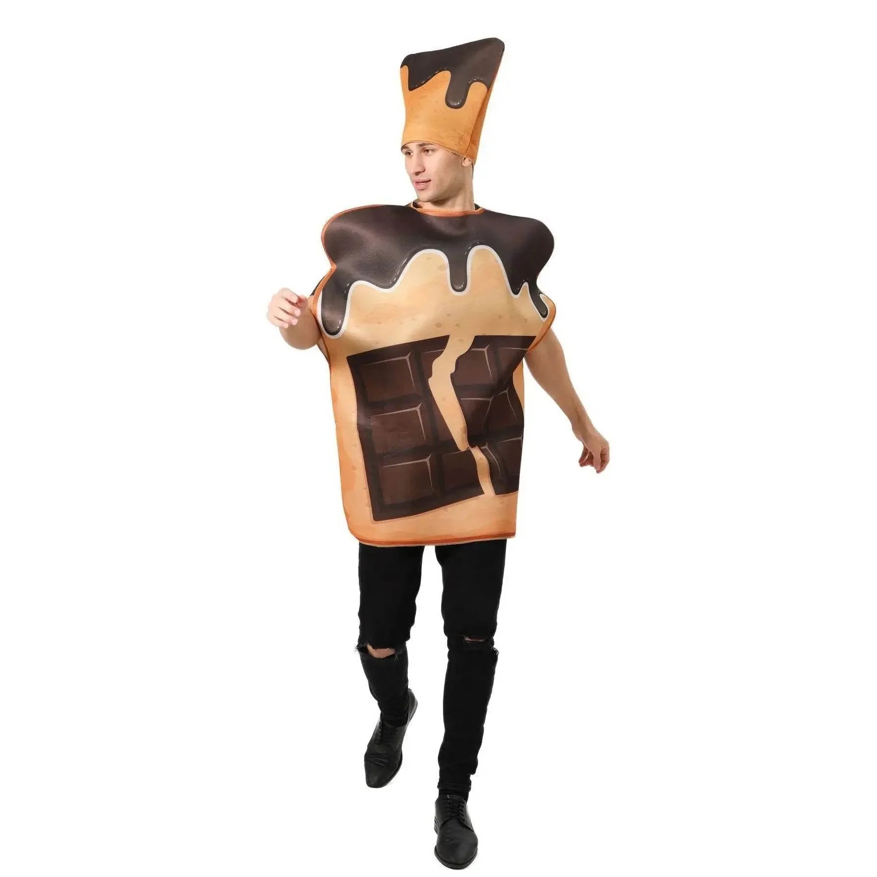 Chocolate Bread Halloween Costume Outfits Party Carnival Cosplay - Azufun