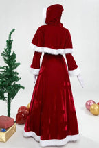 Christmas Costumes Christmas Queen Santa Claus Skirt Set - Azufun