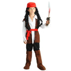 Family Matching Pirate Outfit Cosplay Costume Fancy Dress Halloween - Azufun