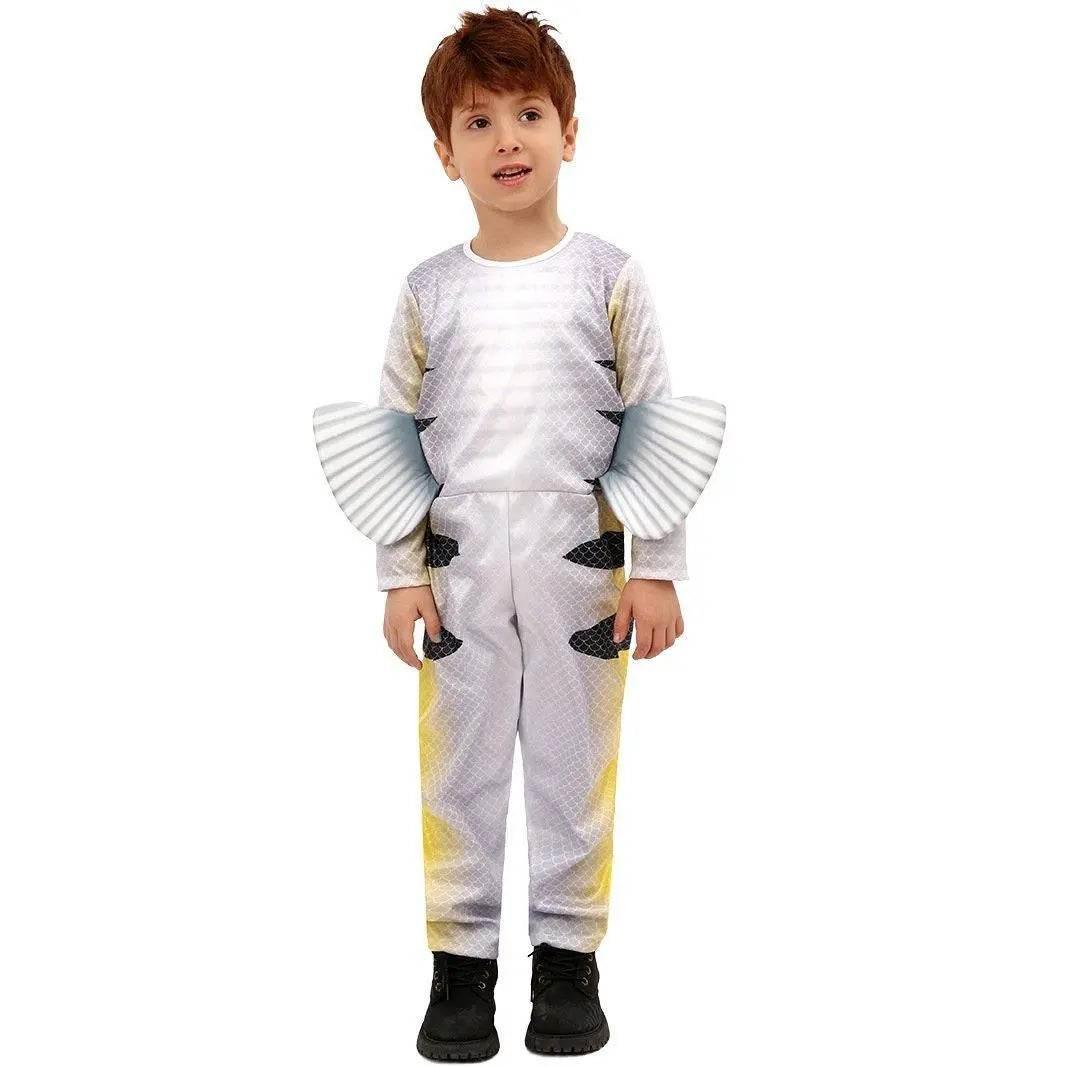 Flounder Kids Animal Jumpsuit Party Cosplay Costumes Halloween - Azufun