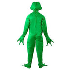 Frog Prince Jumpsuit Adult Animal Stage Party Halloween Costumes - Azufun