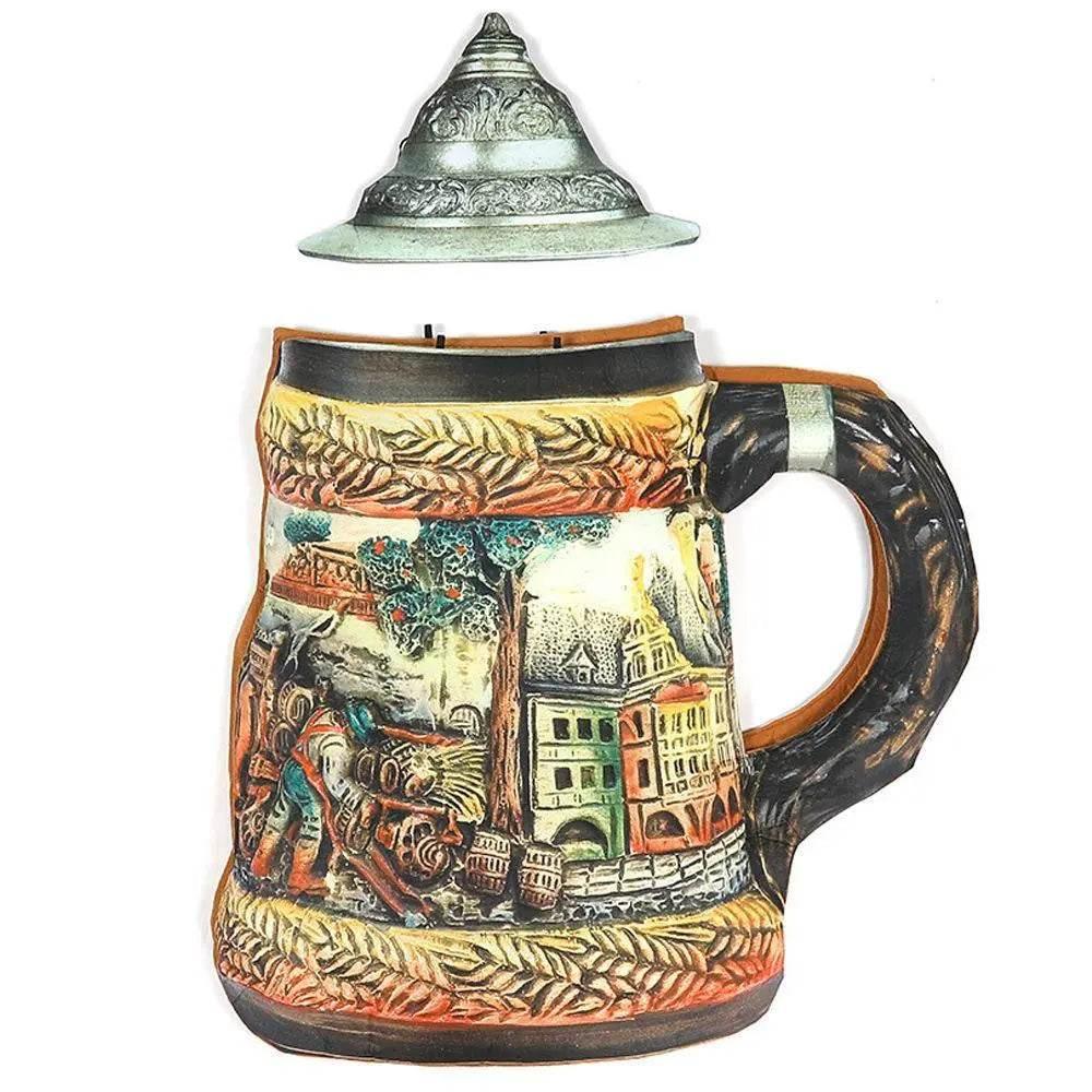 German Traditional Oktoberfest Outfit Mugs Funny Halloween Cosplay Costume For Adults - Azufun