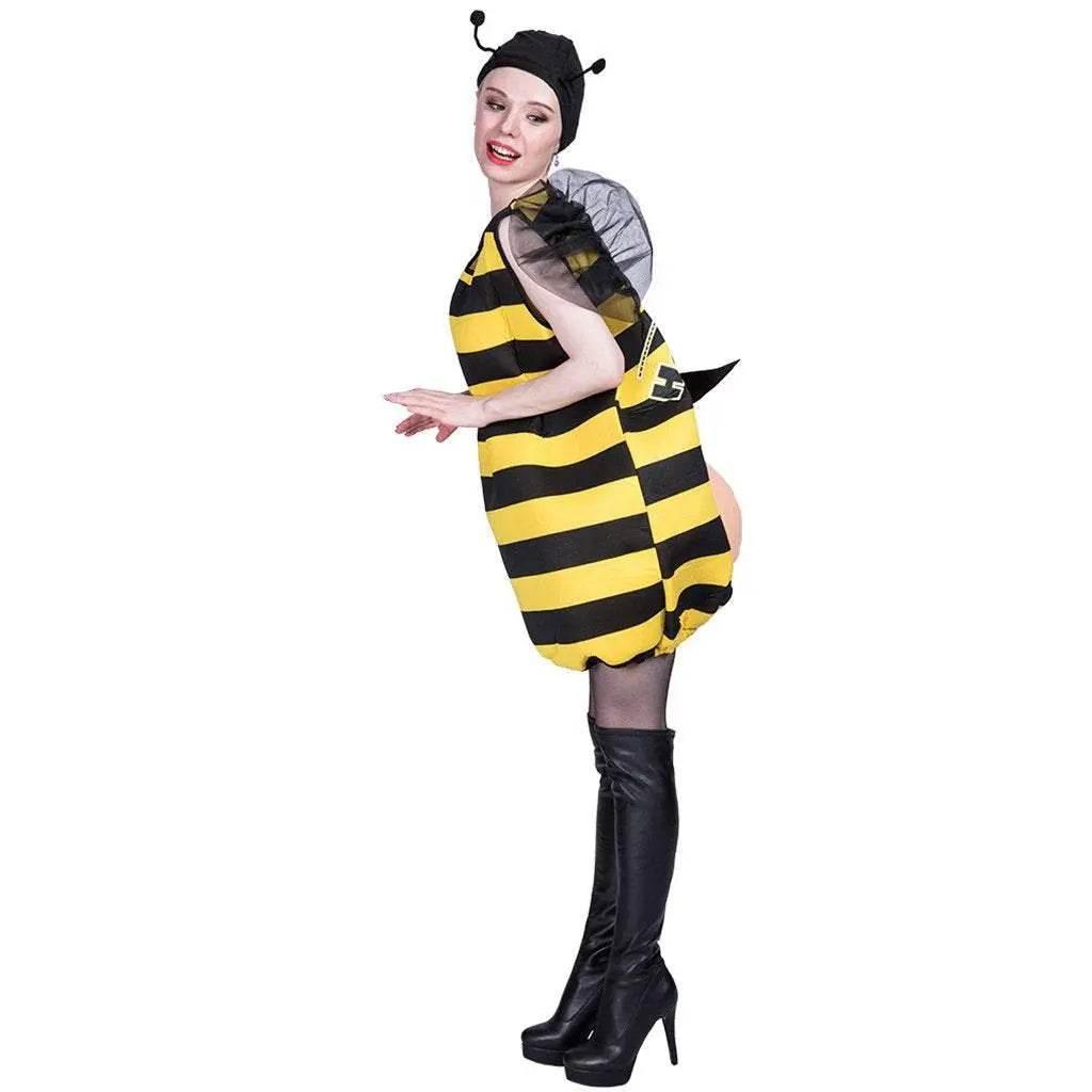 Halloween Bumble Bee Cosplay Costumes Party Animal Outfit Dress Up For Adults - Azufun