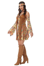 Halloween cosplay Adult retro 70s disco Hippie Fancy Dress Costume - Azufun