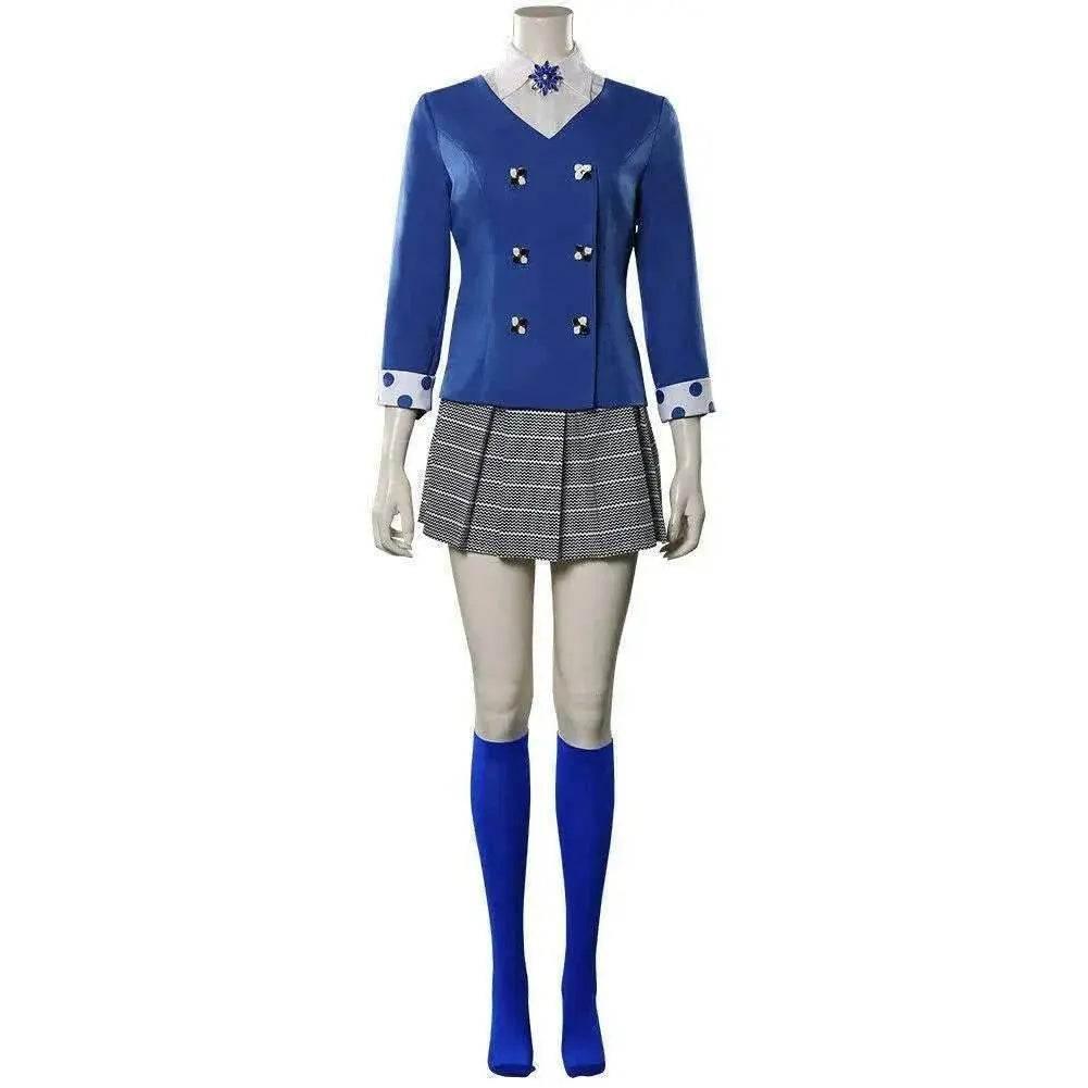 Heathers Veronica Sawyer Costume The Musical Halloween Carnival Cosplay Uniform Skirt Outfits Dress for Women - Azufun