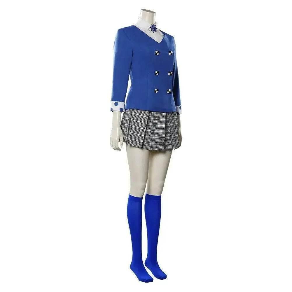 Heathers Veronica Sawyer Costume The Musical Halloween Carnival Cosplay Uniform Skirt Outfits Dress for Women - Azufun