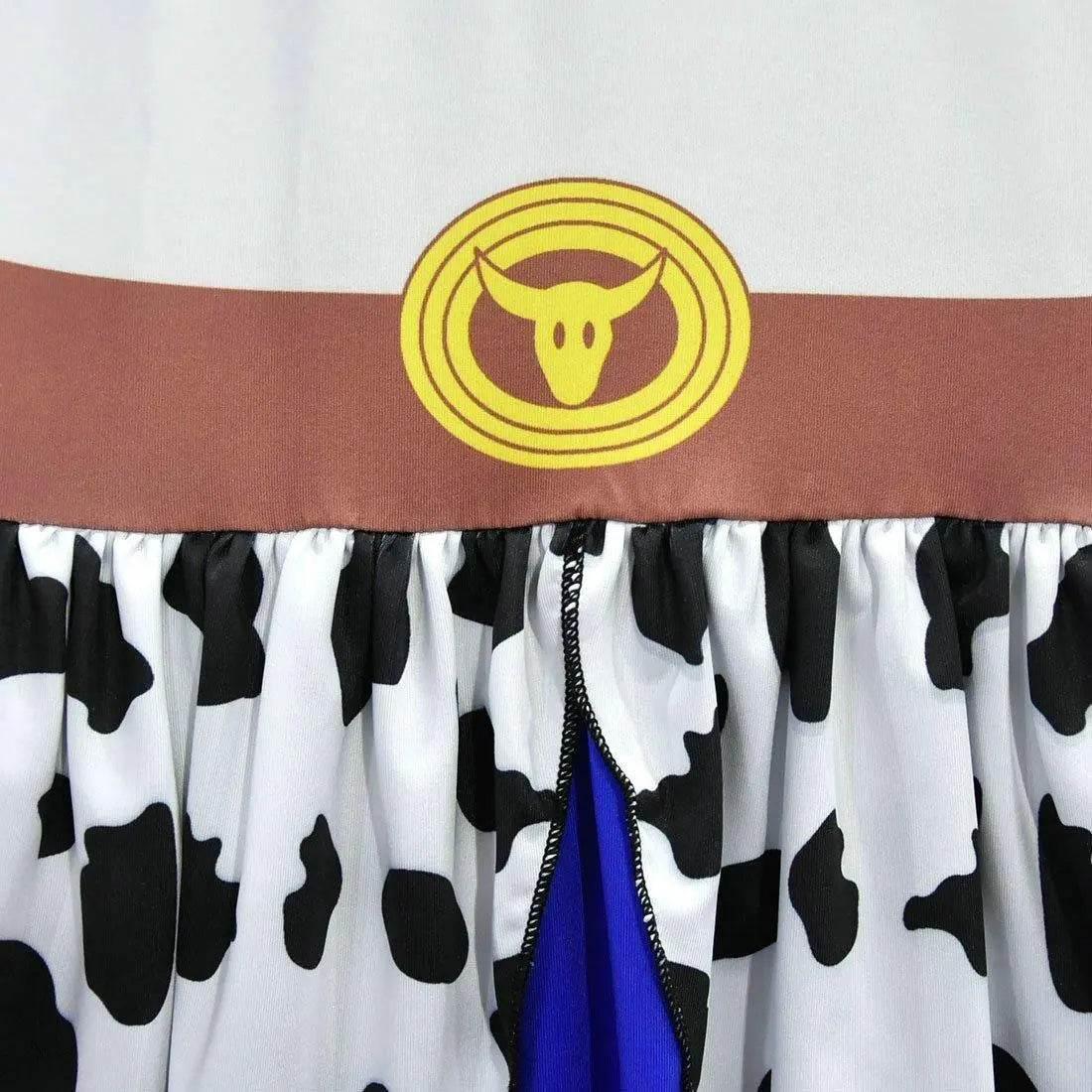 Jessie Toy Story 4 Costume Long Sleeve Dress for Kids Girls - Azufun