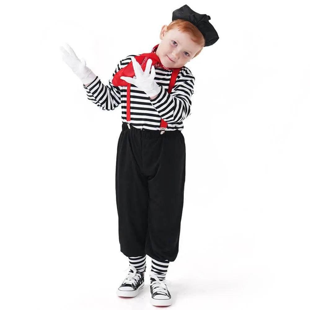 Kids Clown Cosplay Costume for Halloween Stage play - Azufun