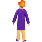 Kids Willy Wonka Charlie and the Chocolate Factory Johnny Depp Cosplay Suit Costume Set - Azufun
