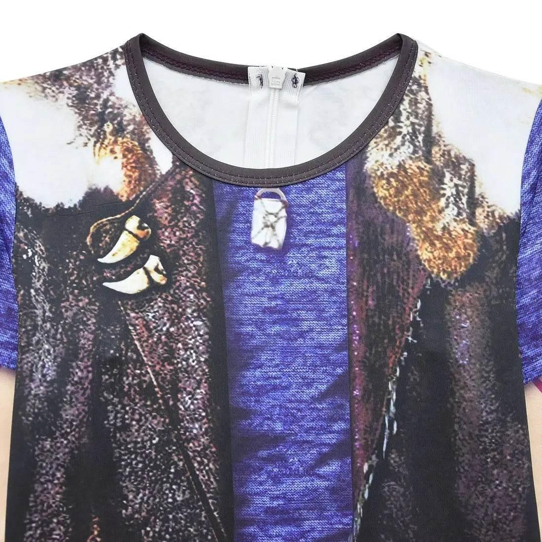 Kids Zombies 2 Werewolf Costumes jumpsuits onesies blue Children Jumpsuit Bodysuit Outfits - Azufun