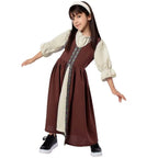 Medieval Palace Dress Vintage Kids Party Halloween Cosplay Costumes - Azufun